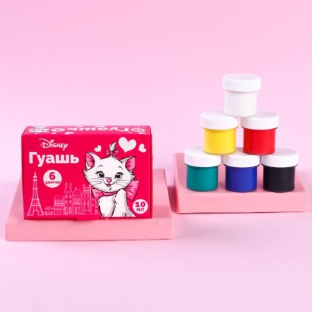 Gouache 6 colors of 10 ml, aristocrats cats-2