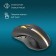 Mouse call 495MW black/optical golden (1600DPI) wireless USB for a laptop (6but 102944