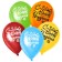 Shar Latex 12 "Happy Birthday", a gift with a bow, 50 pcs.