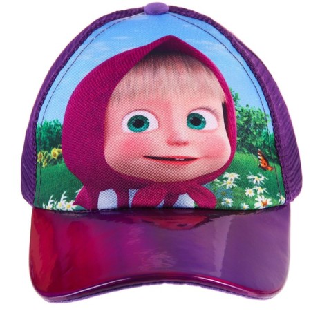 Children's cap, size 52-56, Masha and the bear-2