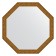 Mirror in the baguette frame, vignette aged gold 56 mm, 70.4x70.4 cm