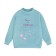 Sweatshirt for girls, height 110 cm, color is light-turquoise