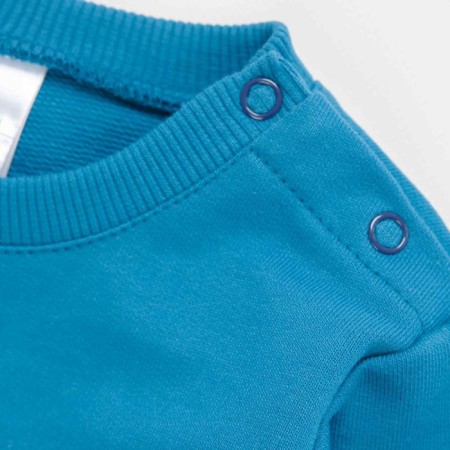 Children's costume: sweatshirt and ONE Love Light, height 86 cm, sea wave color-3