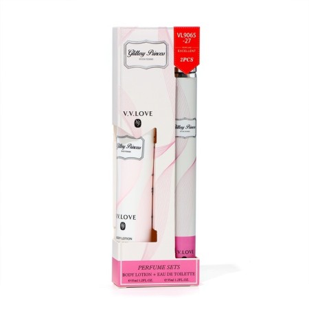 Perfume set female Glitty Princess: Toilet water, 35ml + body lotion, 35ml-3