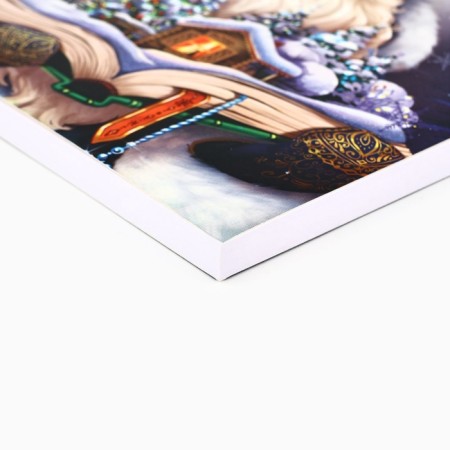 New Year's gift set, a diary in a thin cover and a handle "Winter Tale"-2