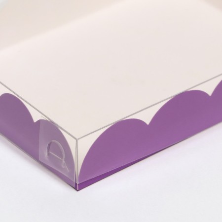 Box for cookies, lilac, 14 x 10.5 x 2.5 cm-1