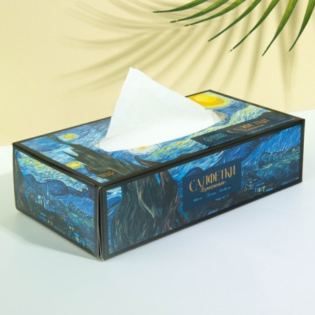 Paper napkins in the box "Star Night", 100 pcs, two -layer-1
