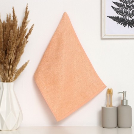 Tenle Ethel towel color peach 30x60cm, 350 g/m2, 70% cotton, 30% bamboo