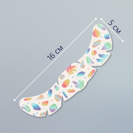Tattoo on the body color "Freckle. Crystals" 16x5 cm-1