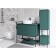 The shower system Cersanit Brasko Black A63112, thermostat., Shower 3 dir., Hose 150 mm, black