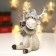 Souvenir Polystone Light "Losik in a cap with a candle" 17.2x11x9 cm