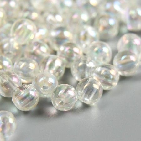 Beads for creativity plastic "Soap bubble" set 20 g 6/0 0.6x0.6x0.6 cm