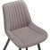 Stool on a metal frame Seda spinning metal/velor, black/latte 50x56x82 cm