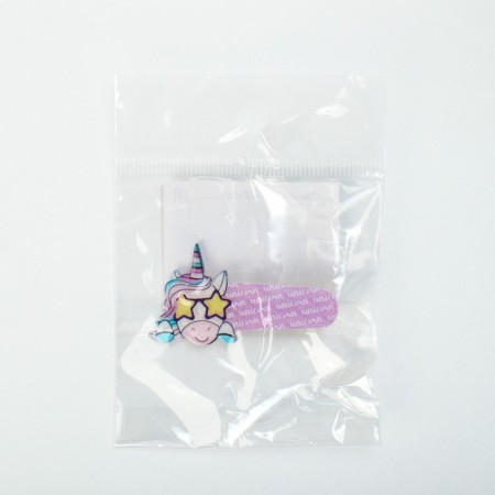 Hair hairpin "Disco", 5 x 2.7 cm-3