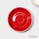 Coffee steam porcelain Magistro Coffee Time, 2 objects: a cup 80 ml, a saucer d = 12.5 cm, red color