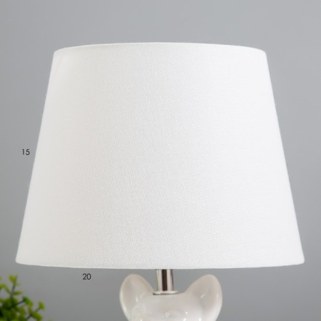 Bernard desktop 1x40W E14 wire-1,6m white 21x21x30cm-2