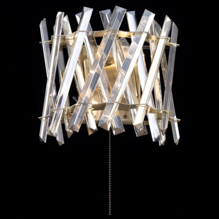 Lamp Citilux "Ingvar" CL334423, 28x25 cm, 2x60W, E14, brown color-2