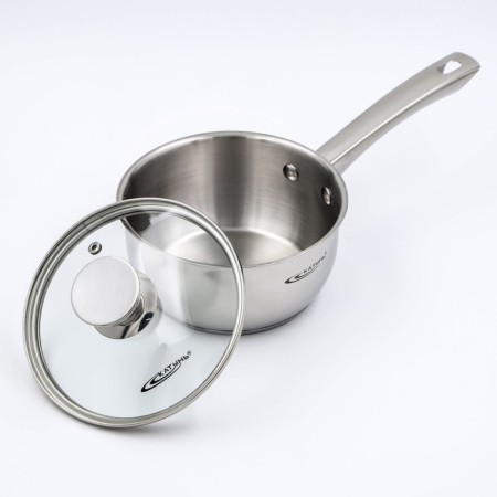 Antei bucket, 1.5 l, d = 16 cm, capsule, glass cover, metal handle, induction-1