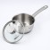 Antei bucket, 1.5 l, d = 16 cm, capsule, glass cover, metal handle, induction