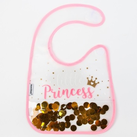 Blooper for feeding "Little" waterproof on Velcro, inside with confetti, species of mix-6