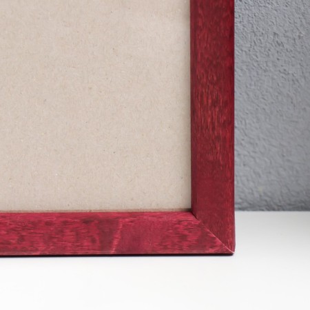 Photo frame pine c14 No. 1 cherry 40x60 cm (plastic screen)-1