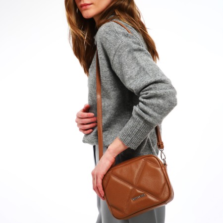 Women's bag over the shoulder Textura, small size, mustard color-8