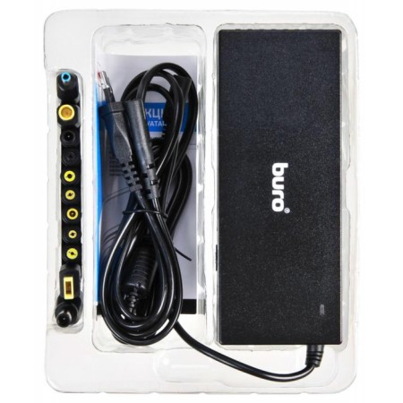 Buro BUM-1129M120 power adapter, manual, 120W, 12V-24V 11-translates, 1xUSB, 1A-3