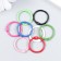 Ring for creativity (for photo albums) "Color" MIX int. D = 2 cm external. D = 2.4 cm set 8 pcs 91494