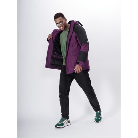 Ski jacket men, size 50, purple color-15