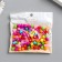Beads for creativity plastic "Heart -to -beeous" Color set 100 pcs 1x1.1 cm