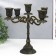Summary Metal for 5 candles "Raja" Bronze 22.5x23x23 cm