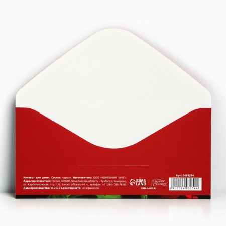 Money envelope "Beautiful Rose", 16.5 × 8 cm-1