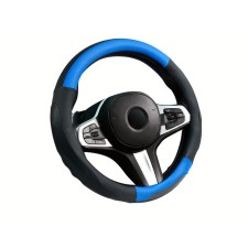 Carfashion Laredo steering wheel, size m, black/blue