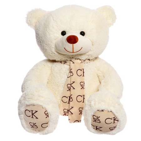 Soft toy "Bear Martin", milk color, 90 cm