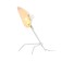 ST LUCE bedside lamp. SL305.504.01. SPRUZZO. 1x60 W, E27, 38x53 cm, white color