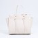 Bag Female Tout with zipper, white color