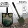 Combined shovel "Mode Forrest", 36 x 10 cm