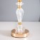 Table lamp "Zebrano" 1x60W E27 gold 22x22x40 cm Risalux