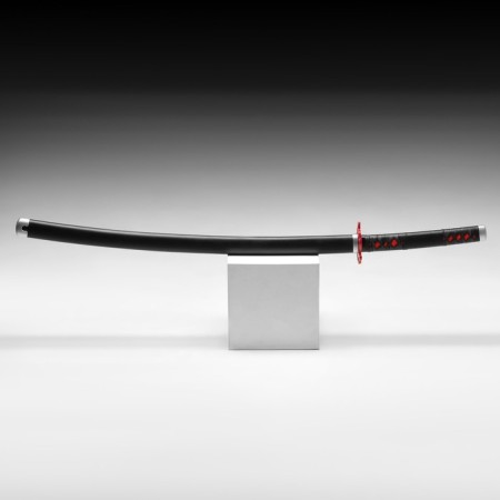 Souvenir weapon "Katana Kedu" 100 cm, blade 65 cm, black, fire guard-1