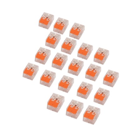 Universal compact terminal of QMS 221-412, 2-wire up to 4.0 mm² (20 pcs./Union) Rexant-4