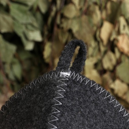 Set for the bath "Champion in bath sports" 2 items hat, mittens with embroidery-5