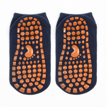 Noski children's anti-slip, color dark blue, size 14-16-1