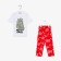 PAZHAMA Children's KAFTAN "Meowy XMAS", size 34 (122-128)