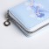 Lightning wallet, card for cards, for coins, blue color
