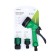 Set: pistol for irrigation, 7 modes, connector 1/2 "(12 mm), adapter 1/2" −3/4 "(12 mm --19 mm), Greengo