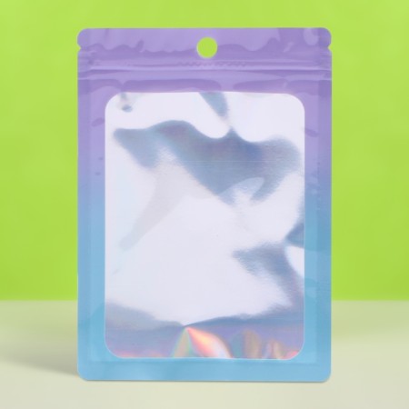 SIP-Lock package with a window, with Euroslot, gradient, 10 x 15 cm-2
