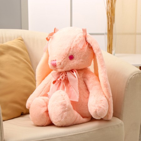 Soft toy "Bunny", with bows, 60 cm, color mix-2
