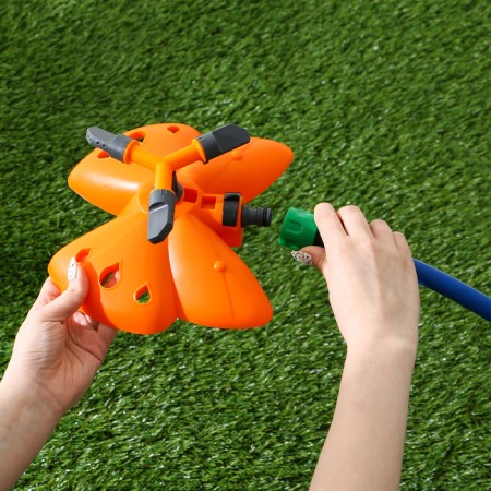 3-fly spray, under the connector, plastic, "butterfly", Greengo-7