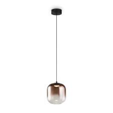 Suspended lamp Freya FR6133PL-L4C IDA, 140x140x3200 mm, LED, 4W, 500LM, 3000K, matte black black color