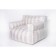 Handwalking chair "Coos", size 80x90 cm, milk color, mobble